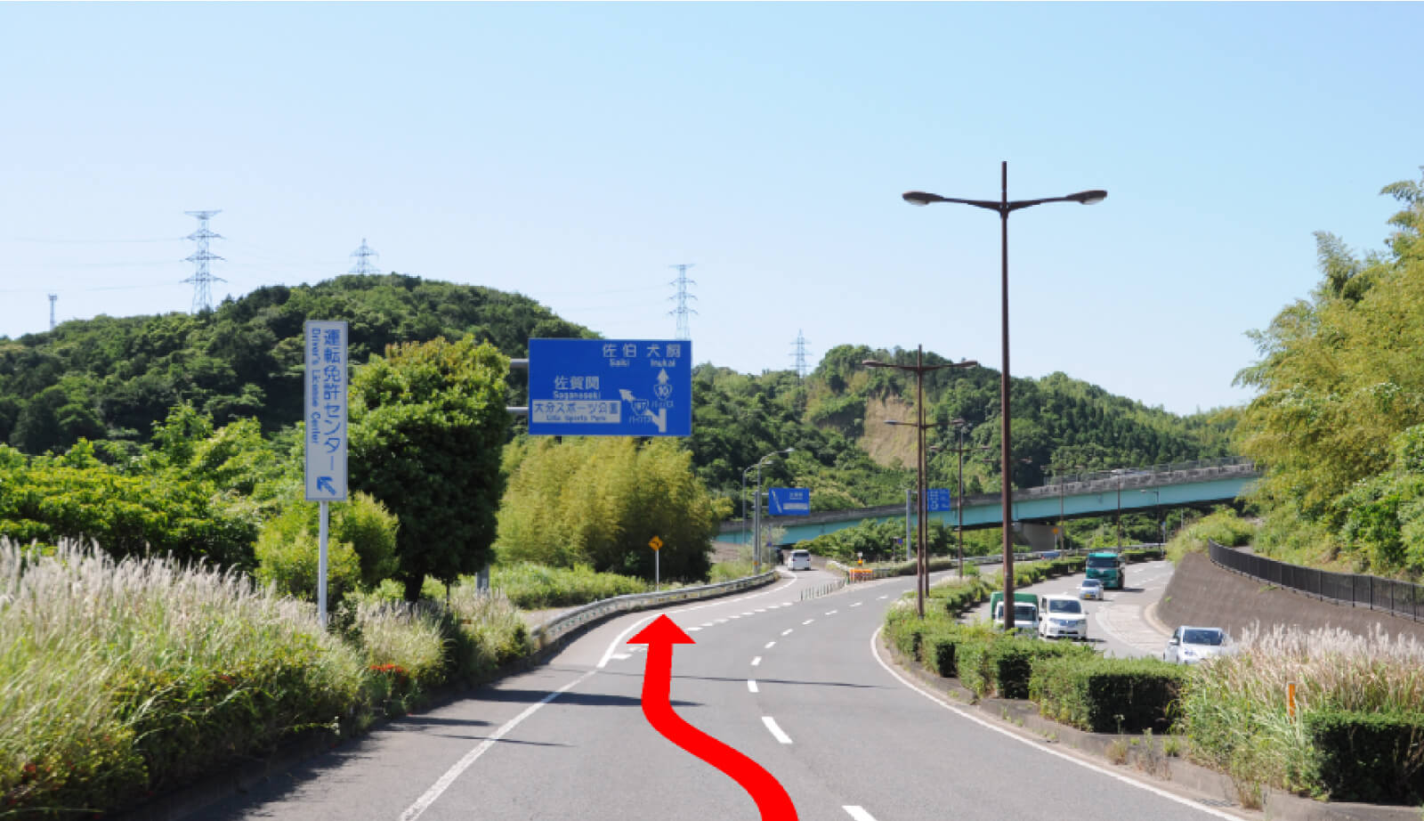 福岡方面から高速利用ルート