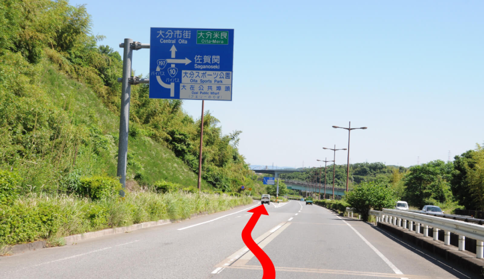 宮崎方面から一般道利用のルート